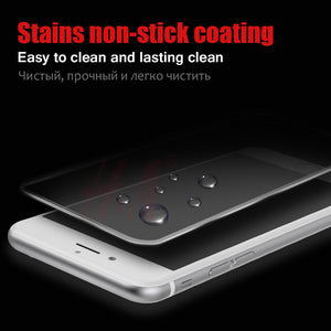 Aluminum alloy Tempered glass phone case For iphone 7 cases 6S 6 7 5 5S Full screen Protect coverage cover for iPhone 6 case