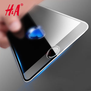 Aluminum alloy Tempered glass phone case For iphone 7 cases 6S 6 7 5 5S Full screen Protect coverage cover for iPhone 6 case