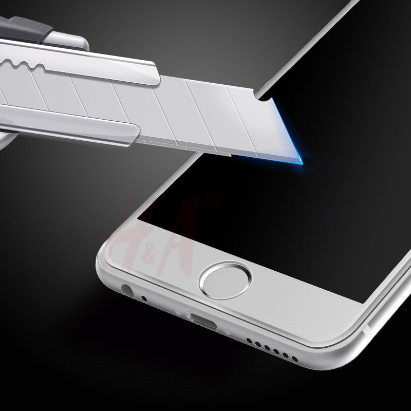 Aluminum alloy Tempered glass phone case For iphone 7 cases 6S 6 7 5 5S Full screen Protect coverage cover for iPhone 6 case