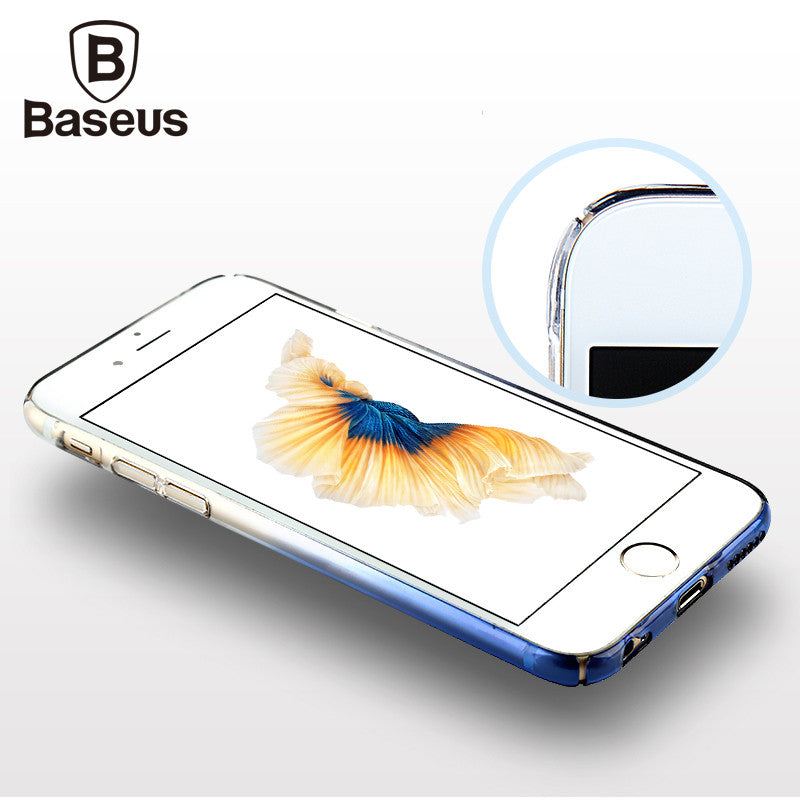 Baseus Gradient Case For iPhone 6 6S Ultra Thin Hard Back Case For iPhone 6 6S Plus Luxury Cover For iPhone 6Plus Coque Shell