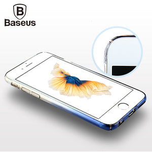 Baseus Gradient Case For iPhone 6 6S Ultra Thin Hard Back Case For iPhone 6 6S Plus Luxury Cover For iPhone 6Plus Coque Shell
