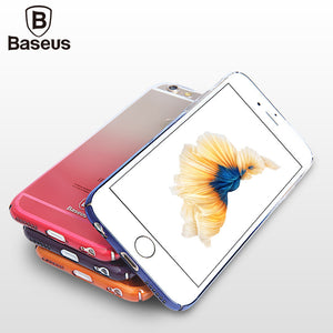Baseus Gradient Case For iPhone 6 6S Ultra Thin Hard Back Case For iPhone 6 6S Plus Luxury Cover For iPhone 6Plus Coque Shell