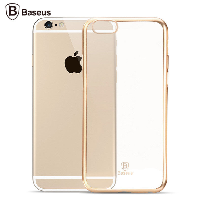 For Apple iPhone 6 6s plus 4.7'' 5.5'' Case Baseus Slim Crystal Clear TPU Silicone Protective Cover Cases