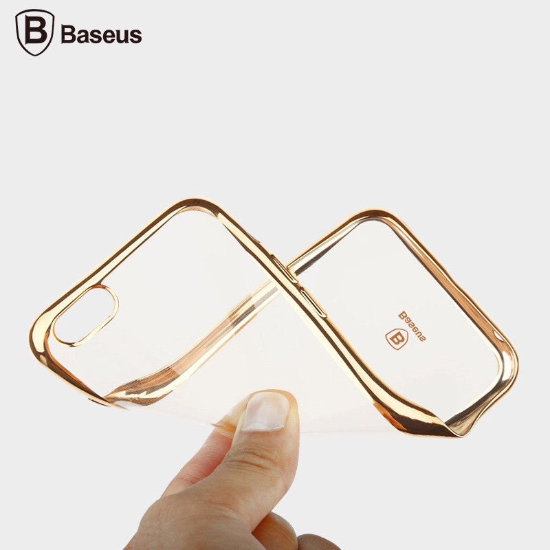 For Apple iPhone 6 6s plus 4.7'' 5.5'' Case Baseus Slim Crystal Clear TPU Silicone Protective Cover Cases