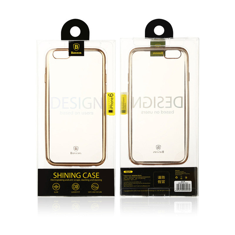 For Apple iPhone 6 6s plus 4.7'' 5.5'' Case Baseus Slim Crystal Clear TPU Silicone Protective Cover Cases