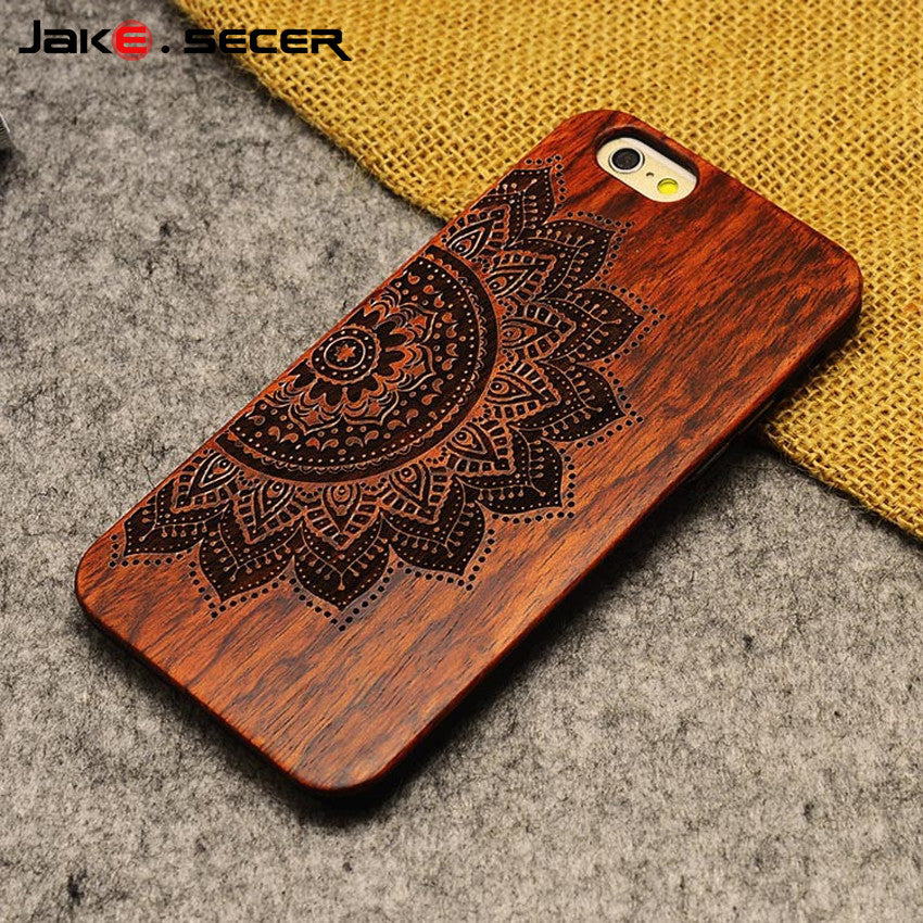 For Apple iphone 6 Case Cover Best Full Phone Protective Accessories Luxury Hard Wooden for Case iphone 6 s 6s Plus 5 5s SE 5se