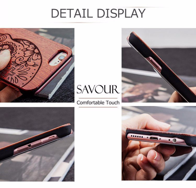 For Apple iphone 6 Case Cover Best Full Phone Protective Accessories Luxury Hard Wooden for Case iphone 6 s 6s Plus 5 5s SE 5se