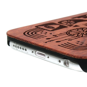 For Apple iphone 6 Case Cover Best Full Phone Protective Accessories Luxury Hard Wooden for Case iphone 6 s 6s Plus 5 5s SE 5se