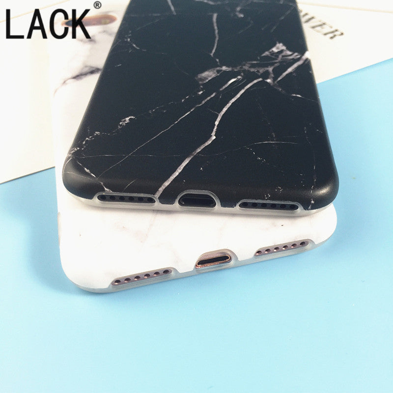 LACK Fashion IMD Marble Stone Case For iphone 6 Case For iphone 6S 7 7 Plus Classic Black White Marble Painted Phone Cases Cover