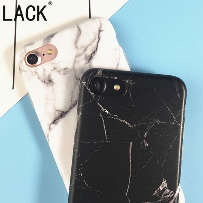 LACK Fashion IMD Marble Stone Case For iphone 6 Case For iphone 6S 7 7 Plus Classic Black White Marble Painted Phone Cases Cover