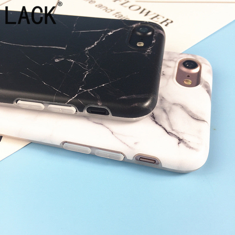 LACK Fashion IMD Marble Stone Case For iphone 6 Case For iphone 6S 7 7 Plus Classic Black White Marble Painted Phone Cases Cover