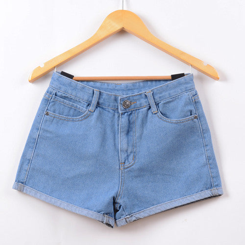 GOPLUS 2016 New  Hot Women's Jeans High Waist Stretch Denim Shorts Slim Jeans Feminino BrandSummer Spring Plus Size 26-32 C2296