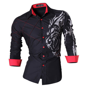 2017 Spring Autumn Features Shirts Men Casual Jeans Shirt New Arrival Long Sleeve Casual Slim Fit Male Shirts Z030