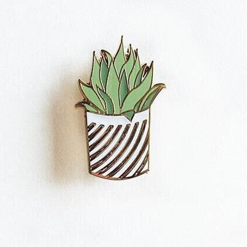 Hot New Oil Drop Cute Cactus Pots Planet Metal Brooch Pins Button Pins Girl Jeans Bag Decoration Gift