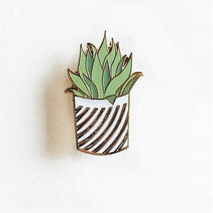 Hot New Oil Drop Cute Cactus Pots Planet Metal Brooch Pins Button Pins Girl Jeans Bag Decoration Gift