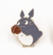 X181 Cartoon Cute Totoro Metal Brooch Pins Button Pins Jeans Bag Decoration Brooches Gift Wholesale