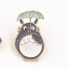 X181 Cartoon Cute Totoro Metal Brooch Pins Button Pins Jeans Bag Decoration Brooches Gift Wholesale