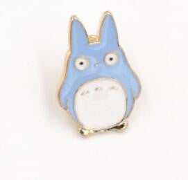 X181 Cartoon Cute Totoro Metal Brooch Pins Button Pins Jeans Bag Decoration Brooches Gift Wholesale