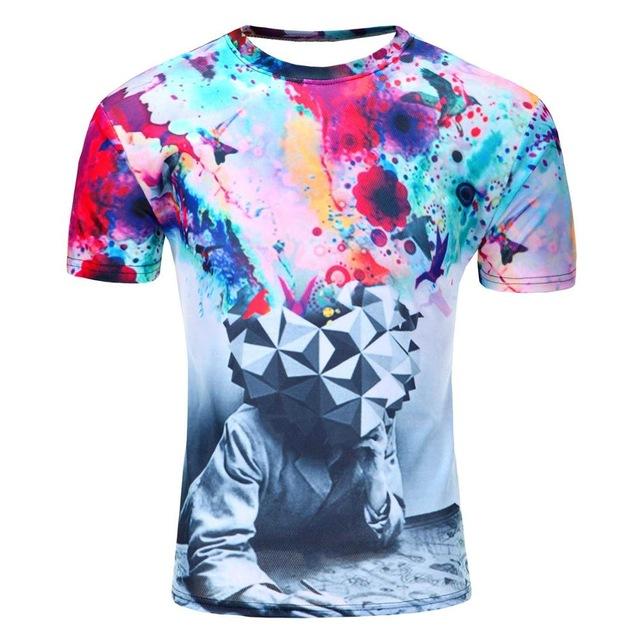 Brand New Summer Designer 3D Printed T Shirt Men'S Short Sleeve Tshirt Creative forest Men'S T-Shirt M-4XL plus size tops & tees