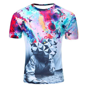 Brand New Summer Designer 3D Printed T Shirt Men'S Short Sleeve Tshirt Creative forest Men'S T-Shirt M-4XL plus size tops & tees