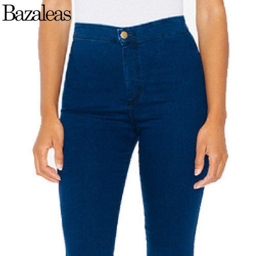 2017 Spring summer Style Celebrity Women Jeans Stretch Skinny elastic Denim Jean High Waist  hip-lifting Pencil Pants