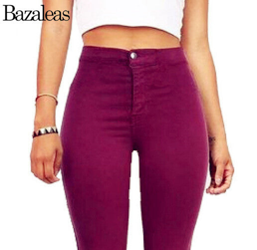 2017 Spring summer Style Celebrity Women Jeans Stretch Skinny elastic Denim Jean High Waist  hip-lifting Pencil Pants