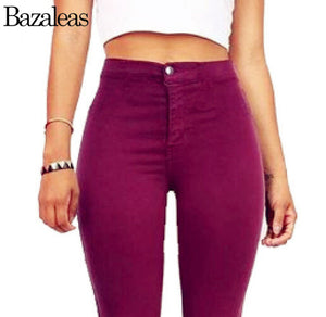 2017 Spring summer Style Celebrity Women Jeans Stretch Skinny elastic Denim Jean High Waist  hip-lifting Pencil Pants