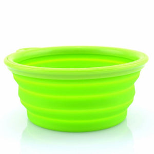 1pcsPet Products Silicone Pet Folding Dog Bowls Portable Dog Bowls Wholesale For Food The Dog Drinking Water Bowl Pet Bowls