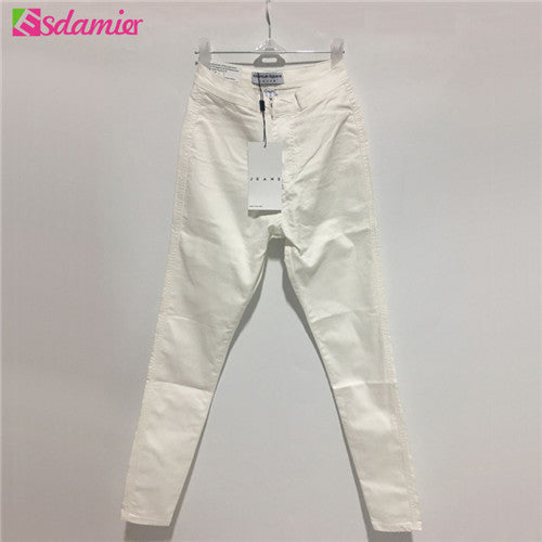 Hot Selling Spring High Waist Jeans Woman Skinny Jeans Femme Stretch Women's Pants Denim Women Jeans Trousers For Women