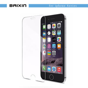 9H tempered glass For iphone 4s 5 5s 5c SE 6 6s plus 7 plus screen protector protective guard film front case cover +clean kits