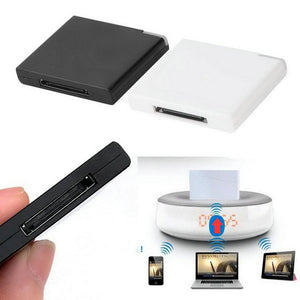 1pcs Bluetooth A2DP Music Receiver Adapter for iPod For iPhone 30-Pin Dock Speaker Wholesale Drop Shipping
