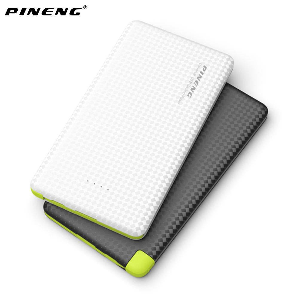 Original PINENG 5000mAh Mobile Power Bank Fast Charging External Battery Portable Charger Li-polymer Battery for Xiaomi Iphone