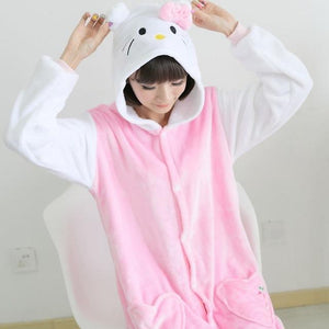 Adult Flannel Giraffe Pajamas Onesies Cosplay Costume Cartoon Animal Children Sleepwears Design For Toilet
