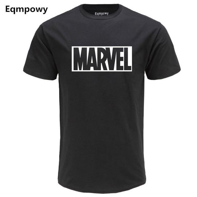 Eqmpowy 2017 New Fashion MARVEL t-Shirt men cotton short sleeves Casual male tshirt marvel t shirts men tops tees Free shipping