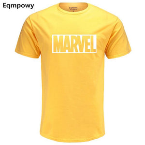 Eqmpowy 2017 New Fashion MARVEL t-Shirt men cotton short sleeves Casual male tshirt marvel t shirts men tops tees Free shipping