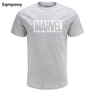 Eqmpowy 2017 New Fashion MARVEL t-Shirt men cotton short sleeves Casual male tshirt marvel t shirts men tops tees Free shipping