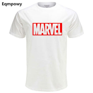 Eqmpowy 2017 New Fashion MARVEL t-Shirt men cotton short sleeves Casual male tshirt marvel t shirts men tops tees Free shipping