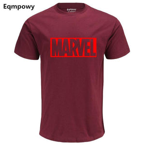 Eqmpowy 2017 New Fashion MARVEL t-Shirt men cotton short sleeves Casual male tshirt marvel t shirts men tops tees Free shipping