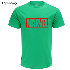 Eqmpowy 2017 New Fashion MARVEL t-Shirt men cotton short sleeves Casual male tshirt marvel t shirts men tops tees Free shipping