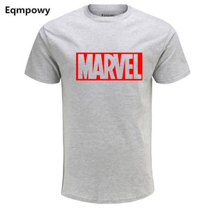 Eqmpowy 2017 New Fashion MARVEL t-Shirt men cotton short sleeves Casual male tshirt marvel t shirts men tops tees Free shipping