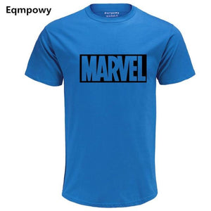 Eqmpowy 2017 New Fashion MARVEL t-Shirt men cotton short sleeves Casual male tshirt marvel t shirts men tops tees Free shipping