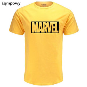 Eqmpowy 2017 New Fashion MARVEL t-Shirt men cotton short sleeves Casual male tshirt marvel t shirts men tops tees Free shipping