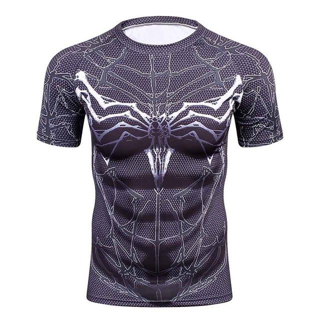 Men's Workout Clothes Short Sleeve Compression Shirt 3D Full Printing MMA Bodybuilding Tshirts Mens Gear Tee&Top Jerseys