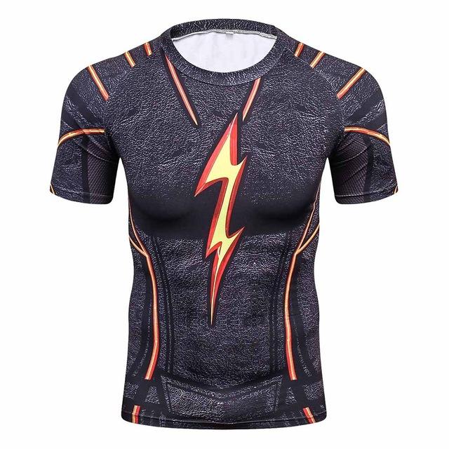 Men's Workout Clothes Short Sleeve Compression Shirt 3D Full Printing MMA Bodybuilding Tshirts Mens Gear Tee&Top Jerseys