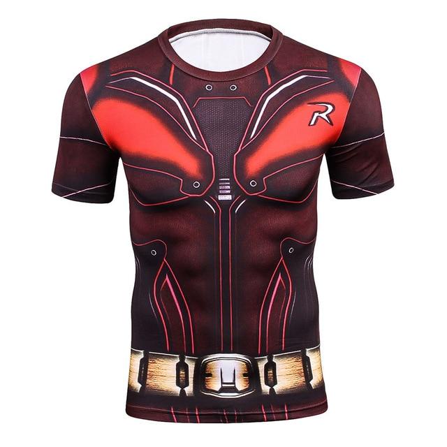 Men's Workout Clothes Short Sleeve Compression Shirt 3D Full Printing MMA Bodybuilding Tshirts Mens Gear Tee&Top Jerseys