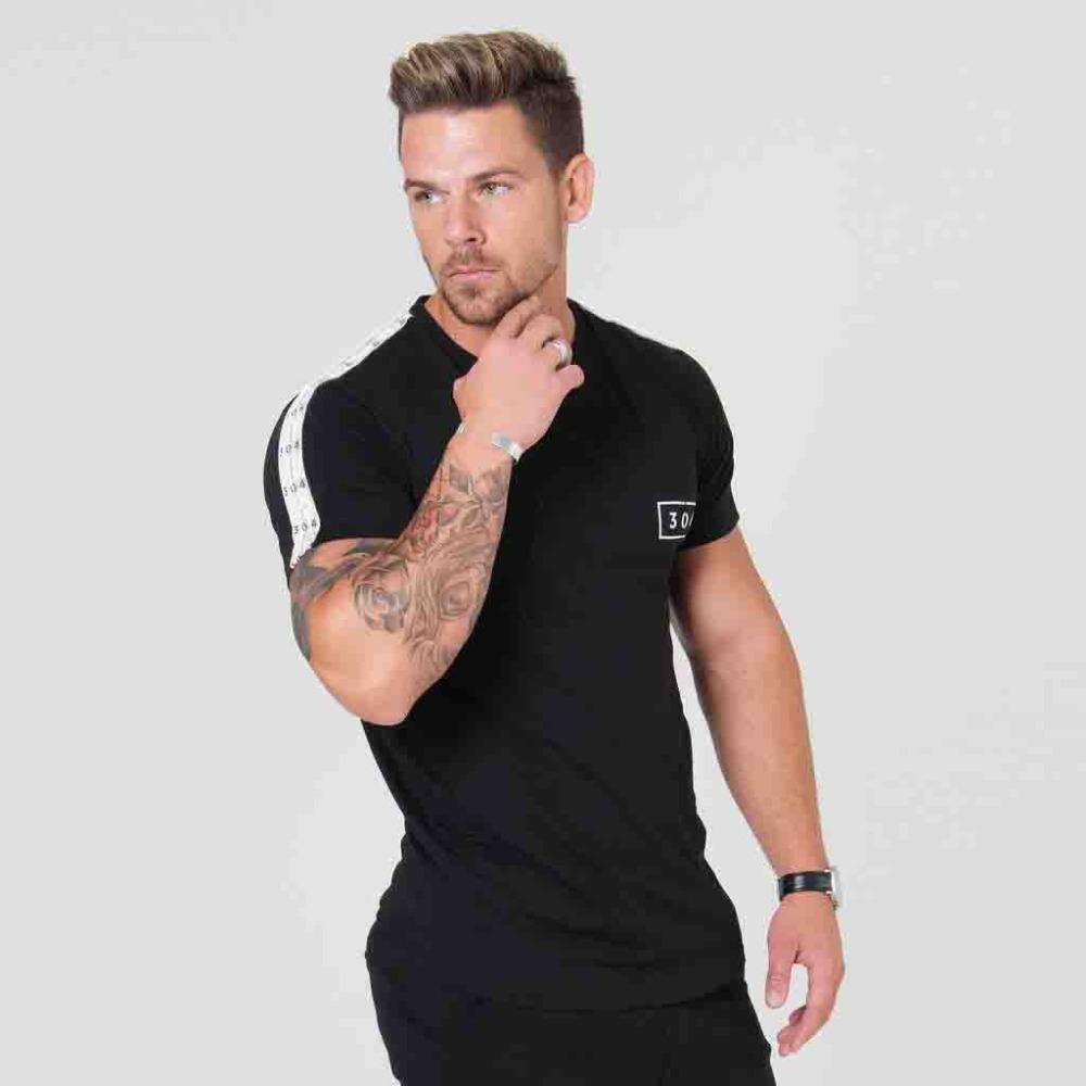 2018 new fashion cotton short sleeved T-shirts men miracle men's leisure fitness t-shirt