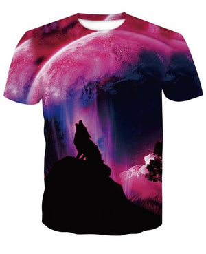 Devin Du 2018 Newest Harajuku Wolf 3D Print Cool T-shirt Men/Women Short Sleeve Summer Tops Tees T shirt Fashion M-4XL