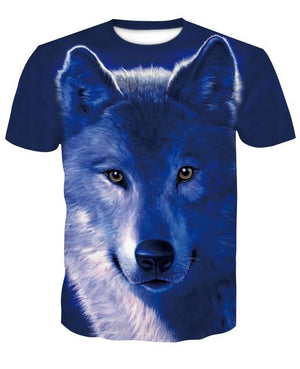 Devin Du 2018 Newest Harajuku Wolf 3D Print Cool T-shirt Men/Women Short Sleeve Summer Tops Tees T shirt Fashion M-4XL