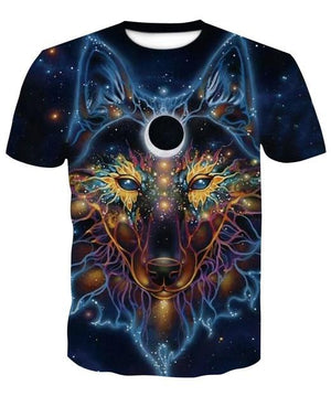 Devin Du 2018 Newest Harajuku Wolf 3D Print Cool T-shirt Men/Women Short Sleeve Summer Tops Tees T shirt Fashion M-4XL