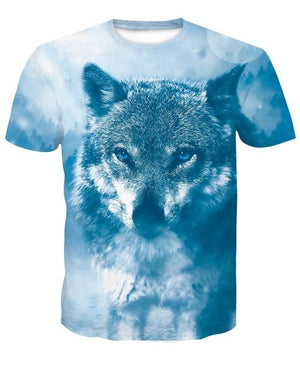 Devin Du 2018 Newest Harajuku Wolf 3D Print Cool T-shirt Men/Women Short Sleeve Summer Tops Tees T shirt Fashion M-4XL